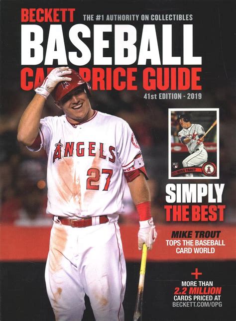Beckett baseball price guide - I have been using the annual Beckett Baseball Card Price Guide for over a decade and have found it extremely useful when shopping for classic baseball cards. Read more. Helpful. Report. mark trifeletti. 5.0 out of 5 stars Always great price guide. Reviewed in the United States on January 23, 2020.